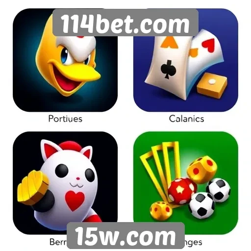 Opções de jogos disponíveis no site 114bet.com