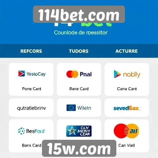 Metodos de pagamento aceitos no 114bet